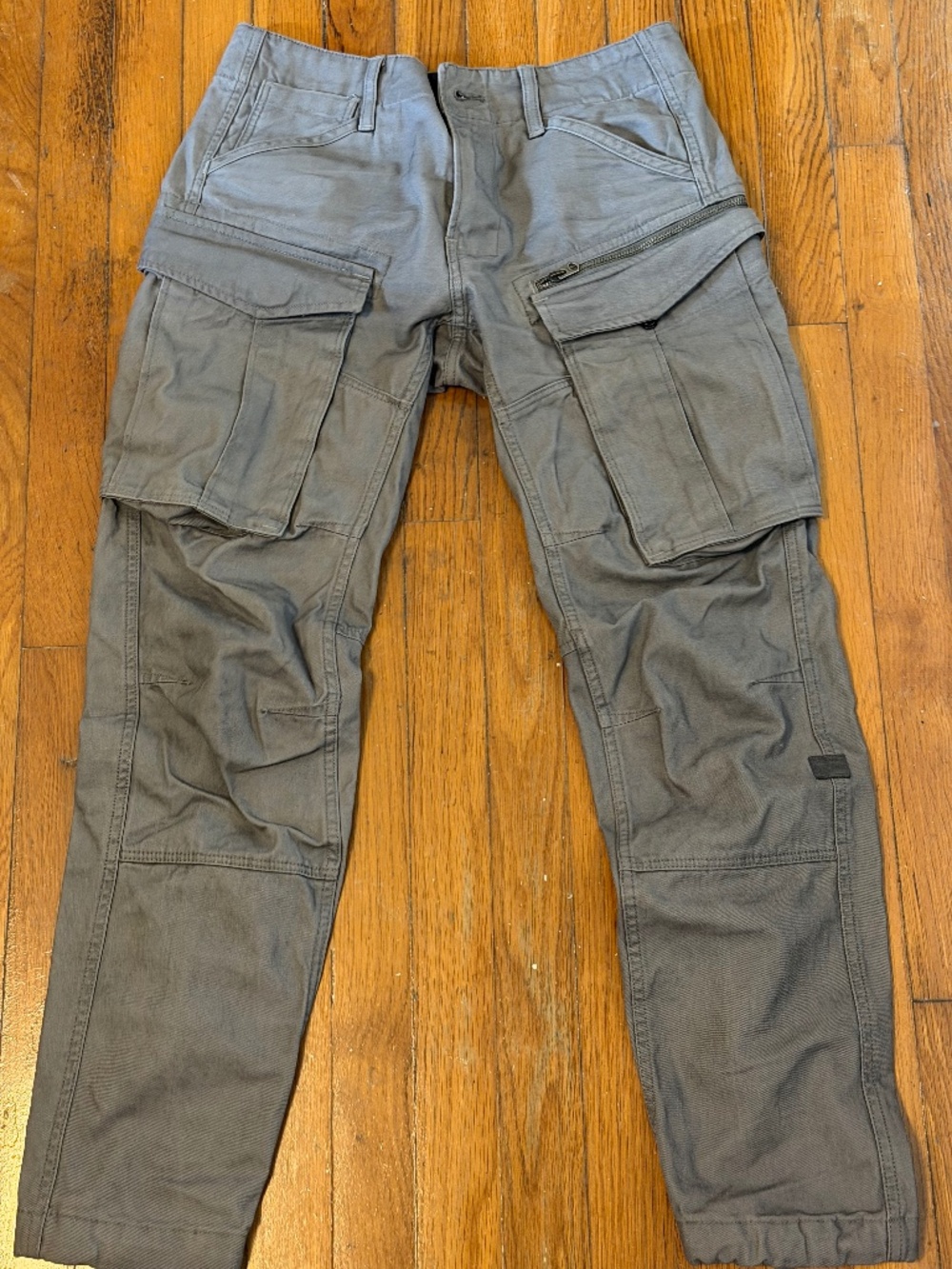 G Raw cargo pants